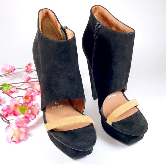 Jeffrey Campbell Shoes - Jeffery Campbell Ibiza Black Suede Heel Size 7.5